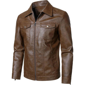 Chaqueta de Invierno de Cuero para Hombre JOIA KNIVES JK-MLJ-03, Precio Económico al por Mayor, Impermeable, Ecológica, Transpirable, Resistente al Viento, 100% - Product Image 2
