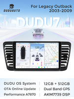 MEKEDE-Autoradio multimédia Android pour voiture, autoradio DUDU, navigation GPS, unité de tête de jeu pour Subaru Legacy Outback 2003-2009