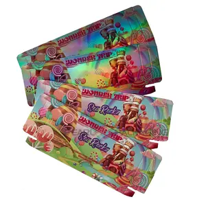 Leere 6-Raster-Schokoladenauflage Milch Galaxy-Schokoladenauflage Schokolade Verpackungsbox mit Kunststoff-Mylar-Beutel