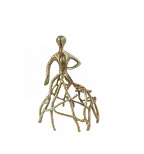 Artesanías de metal de moda Escultura de centro de mesa de metal artesanal Diseño perfecto Artesanía de metal moderna a precio asequible - Product Image 2