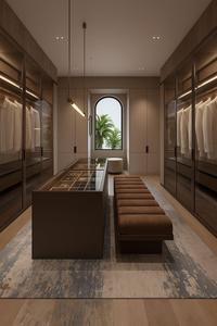 Armario Vestidor Moderno de Madera Maciza con Diseño Personalizado para Dormitorio Familiar, de Gran Capacidad y Puertas Corredizas, Ideal para Uso en Hoteles - Product Image 5