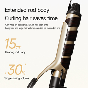 Herramienta Eléctrica de Cerámica para Peinar el Cabello, Plancha de Pelo con Motor de CC de 3 Velocidades, Rizador, Cepillo Térmico con Calentamiento PTC Ajustable - Product Image 4
