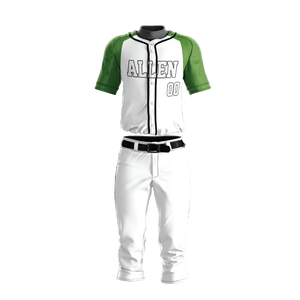 Conjunto de uniforme de Béisbol Juvenil personalizado jersey de béisbol con botones bordado logotipo sublimado uniforme de béisbol del equipo - Product Image 1