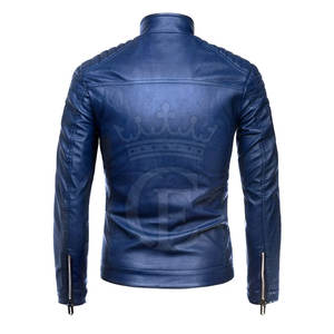 Chaqueta de cuero de moda de alta calidad, el mejor diseño, chaqueta de invierno para hombre, chaqueta de invierno de cuero de Color sólido transpirable - Product Image 2