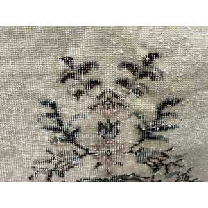 5.3x8.6 ft Vintage Turkish Rug, Large Rug, <b>Brown</b> Gray Southwestern <b>Wool</b> Rug - Product Image 5