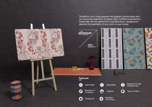 Azulejo de Porcelana Vitrificada con Textura Imitación Piedra Brillante Moderna, 600x1200mm, de Lujo, Artístico, para Paredes y Pisos de Interiores de Villas - Product Image 6