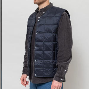 Chaleco Acolchado Personalizado con Logotipo, Chaleco de Invierno Cálido sin Mangas para Hombre, Chalecos y Chaquetas Acolchadas para Hombre, Chalecos Cálidos para Hombre - Product Image 3