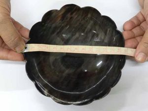 Bol de service en bois naturel poli traditionnel avec un design brillant, style américain, 4 pièces, fête, artisanat indien GALORE - Product Image 5