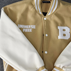 Veste Letterman personnalisable personnalisée 2026, veste de baseball universitaire vintage à boutons classiques de qualité supérieure pour hommes - Product Image 4