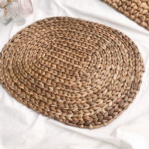 Water hyacinth place mat highest quality handweaving table <b>placemat</b> charger plates wholesale - Product Image 6