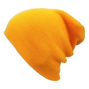 Bonnet Slouchy en acrylique à revers OEM de haute qualité sur mesure Streetwear Chapeaux de crâne de pêcheur Logo d'étiquette tissée privée pour la plage - Product Image 3