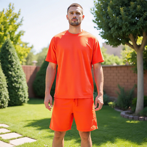 Vêtements de sport Jogging T-shirt Shorts Ensembles Hommes Plus La Taille D'été Léger T-shirts et Shorts Twin Ensembles Hommes - Product Image 5