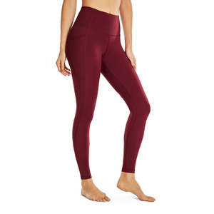 Mallas de Yoga ajustadas personalizadas para mujer, Leggings de entrenamiento de alta calidad, sin costuras, de cintura alta - Product Image 1