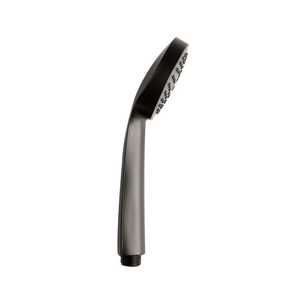 Pommeau de douche rond en ABS noir mat pour articles de bain et de toilette - Product Image 2