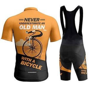 Uniforme de ciclismo con logotipo personalizado para hombre, conjunto de tallas grandes, ropa de equipo de diseño personalizado a la venta - Product Image 5