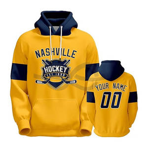 Sudaderas con capucha de hockey sobre hielo personalizadas Ropa personalizada con cualquier nombre Número Sudaderas de hockey Hombres Mujeres Deportes juveniles - Product Image 1