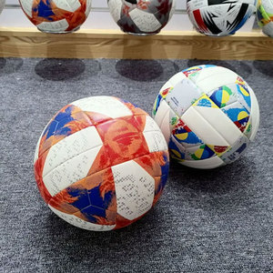 Wholesale Best Selling Customized Logo Pu <b>Leather</b> <b>Football</b> / New Design Solid Color Pu <b>Leather</b> <b>Football</b> - Product Image 5