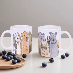 Tazza di ceramica bianca personalizzata tazza di caffè personalizzato, regalo fai da te per la casa e l'ufficio, noi locale POD - Product Image 4