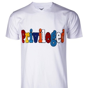 Écussons brodés personnalisés chenille T-shirts pour hommes Épaule tombante T-shirt unisexe en chenille surdimensionné en coton délavé à l'acide - Product Image 3