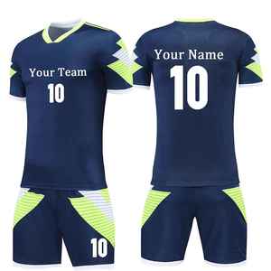 Fabricante de uniformes de fútbol personalizados, kits de fútbol con camisetas y pantalones cortos, ropa deportiva de secado rápido para equipos de jóvenes adultos, OEM - Product Image 6