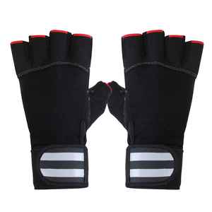 Soft material Anti-Slip Gym Fitness <b>Gloves</b> Custom Workout-Use Leather <b>Weight</b> Lifting <b>Gloves</b> OEM Service Gym Fitness <b>Gloves</b> - Product Image 3