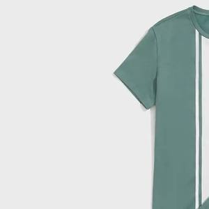 Contrast Color OEM Custom Design <b>Men's</b> <b>Clothing</b> Plus Size <b>Men's</b> Sets High Street Style Summer Casual Wear <b>Men's</b> Twin Sets - Product Image 5