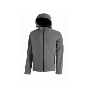 U-POWER veste de tissu de coquille molle de vêtements de travail de fer gris de KYRA élégante et confortable - Product Image 1