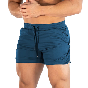 Pantalones Cortos Deportivos Personalizables con Cintura Elástica Ajustable para Hombre, 87% Nailon, 13% Elastano, Secado Rápido, Color Sólido, Nuevo para Baloncesto y Running - Product Image 4