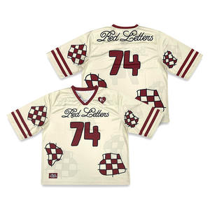 Camiseta de fútbol americano Unisex más vendida, camisetas de uniformes de fútbol americano personalizadas para jóvenes y adultos - Product Image 3