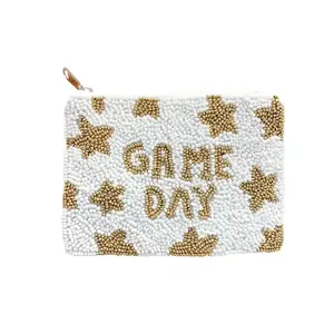 Hotty Toddy Gameday Beaded Coin Purse Ole Miss Pride In Every Detail Exquisite Handcrafted Accessory For Game Day