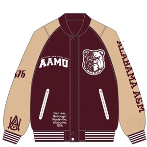 เสื้อแจ็คเก็ตวาร์ซิตี้มหาวิทยาลัยอลาบามา เอแอนด์เอ็ม อินฟินิทีฟ อาร์เปลลาร์เร  มีตัวเลือกแบบสั่งทำพิเศษ  สำหรับฤดูหนาว ระบายอากาศได้ดี ดีไซน์ถักแบบไหมพรม ลายกระต่าย - Product Image 1