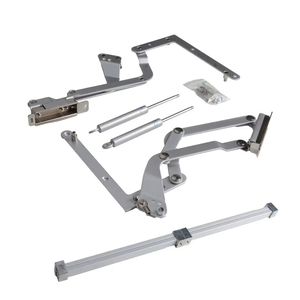 Sistema de elevación de bisagras de cierre suave de aleación de zinc y hierro con tapa de plástico para puertas de gabinetes de madera, ¡el más vendido! - Product Image 5