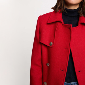 Manteau long en laine pour femme, qualité supérieure, coupe-vent, doux, polaire, chaud, surdimensionné, motif hiver, par un fabricant de premier plan - Product Image 6