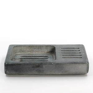 Indian Stylish Bathroom Accessory Greatest Grey Soapstone Soap Dish for Hotels and Home Use at Affordable Wholesale Price - Product Image 3