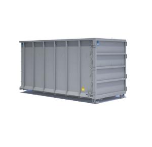 Contenedor de basura de construcción grande de 40 yardas cúbicas Capacidad de carga máxima de cuatro toneladas Precio asequible Perfecto para la eliminación de residuos de construcción - Product Image 4