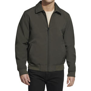 Customized Men's Casual Embroidered Nylon Bomber <b>Jacket</b> Waterproof Zipper Puffer <b>Short</b> Breathable Cotton Filling Plus Size Sheep - Product Image 1