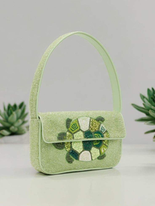 Sac décoratif à perles avec broderie complexe par glowin fashion - Product Image 2