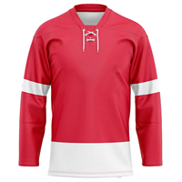 Camisetas de Hockey sobre Hielo para Equipos - Último Diseño, Bordado Personalizado y Logotipo Impreso, Camisetas de Entrenamiento Transpirables que Absorben la Humedad