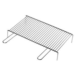 Parrilla de Barbacoa Redonda de Acero Cromado Pulido de Alta Resistencia, 60x40cm, Modelo 00760 - Product Image 1