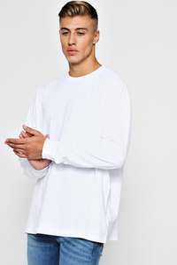 Couleur Marron Course en Plein Air Surdimensionné Lâche Manches Longues T-shirt Blanc Uni Décontracté Été OEM Coton T-shirts Pour Femmes - Product Image 4