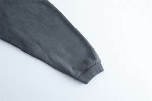 Sudaderas con capucha de otoño bordadas con logotipo personalizado, Jersey pesado de algodón lavado con ácido de Color degradado para hombre de gran tamaño - Product Image 4