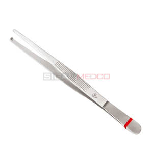 Fórceps de tejido de disección Adson profesional, punta fina, reutilizable, cirugía General, acero inoxidable, SIGAL MEDCO, Clip Manual de Metal - Product Image 1