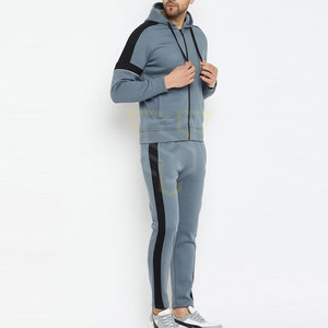Conjunto Deportivo Informal Unisex de 2 Piezas con Capucha, Chaqueta de Manga Larga con Cierre Completo, 100% Algodón, Diseño, Color, Talla y Logotipo Personalizables - Product Image 4