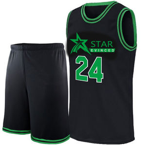 Conjunto de uniformes de baloncesto para hombre, ropa deportiva personalizada por sublimación con opción de talla grande, ropa deportiva unisex con logotipo personalizado - Product Image 2