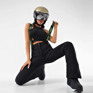 2025 mejor calidad personalizado al por mayor impermeable a prueba de viento transpirable que absorbe la humedad de talla grande Unisex nieve esquí pantalones cálidos - Product Image 1