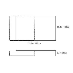 Terraliquida Handmade Minimalist <b>Low</b> Glass <b>Table</b> Convertible Furniture for Living Room or Entry Home Furnishing - Product Image 5