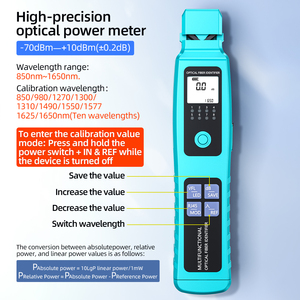 Quang điện meter-70 ~ + 10dBm trực quan lỗi định vị 30mW sợi quang idenfier RJ45 Mạng thử nghiệm cáp Tracker OPM VFL - Product Image 5