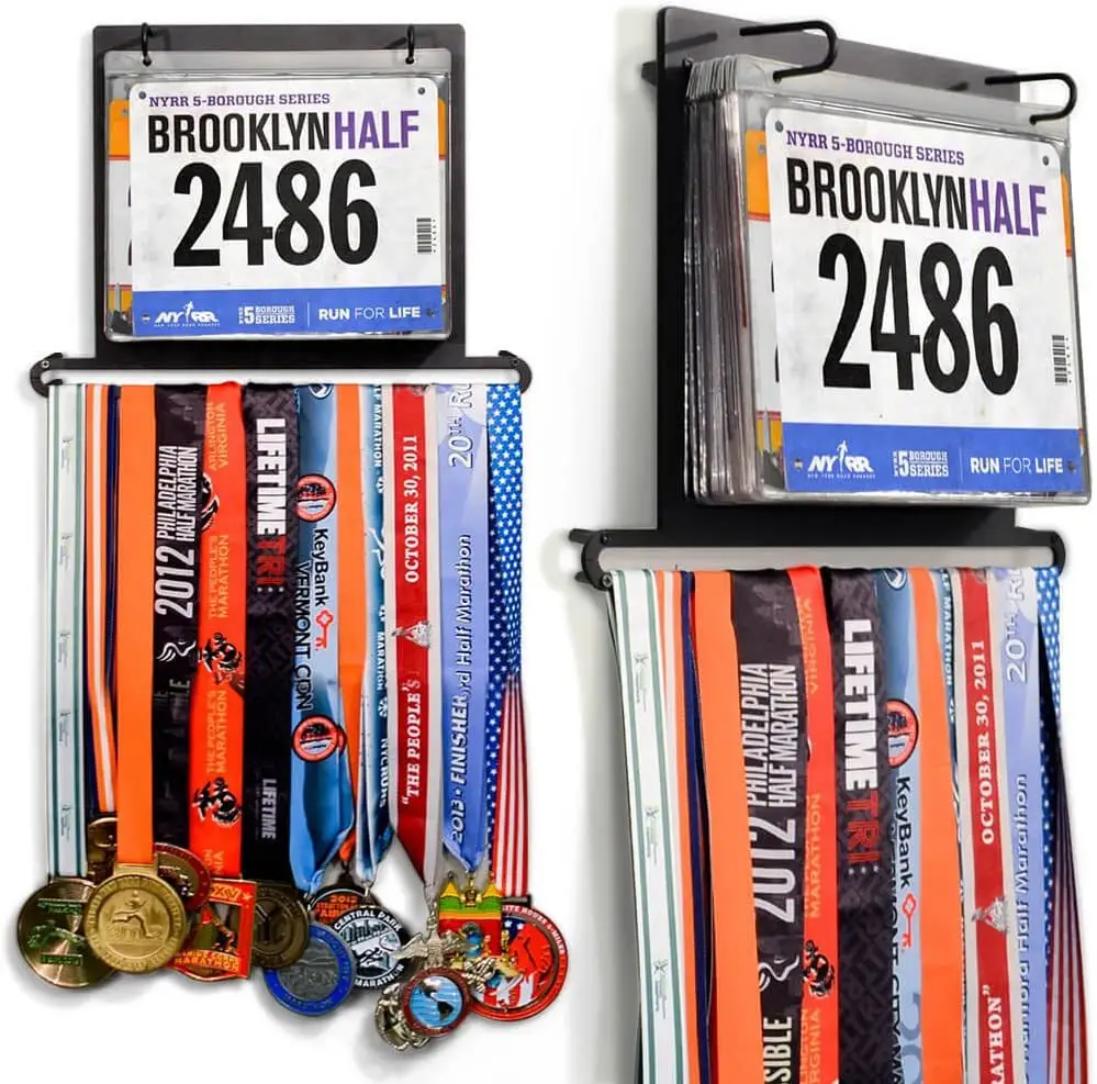 Низкая цена оптовая продажа на заказ держатель медали Сувенирный бег спортивная медаль Вешалка