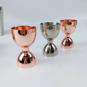 Jigger de cobre y acero inoxidable de diseño de lujo ligero, vajilla personalizada al por mayor, herramienta decorativa más exigente - Product Image 4