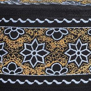 Gorras de musulmanes islámicos con estampado de diseño elegante a la moda para oraciones, viajes al aire libre, uso Taqi, mezquita árabe saudí, gorras Kofi Topi, sombreros - Product Image 2